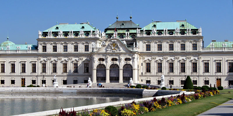 Museos de Viena: grandes exposiciones y galerías de arte tiene lugar en el Palacio Belvedere.